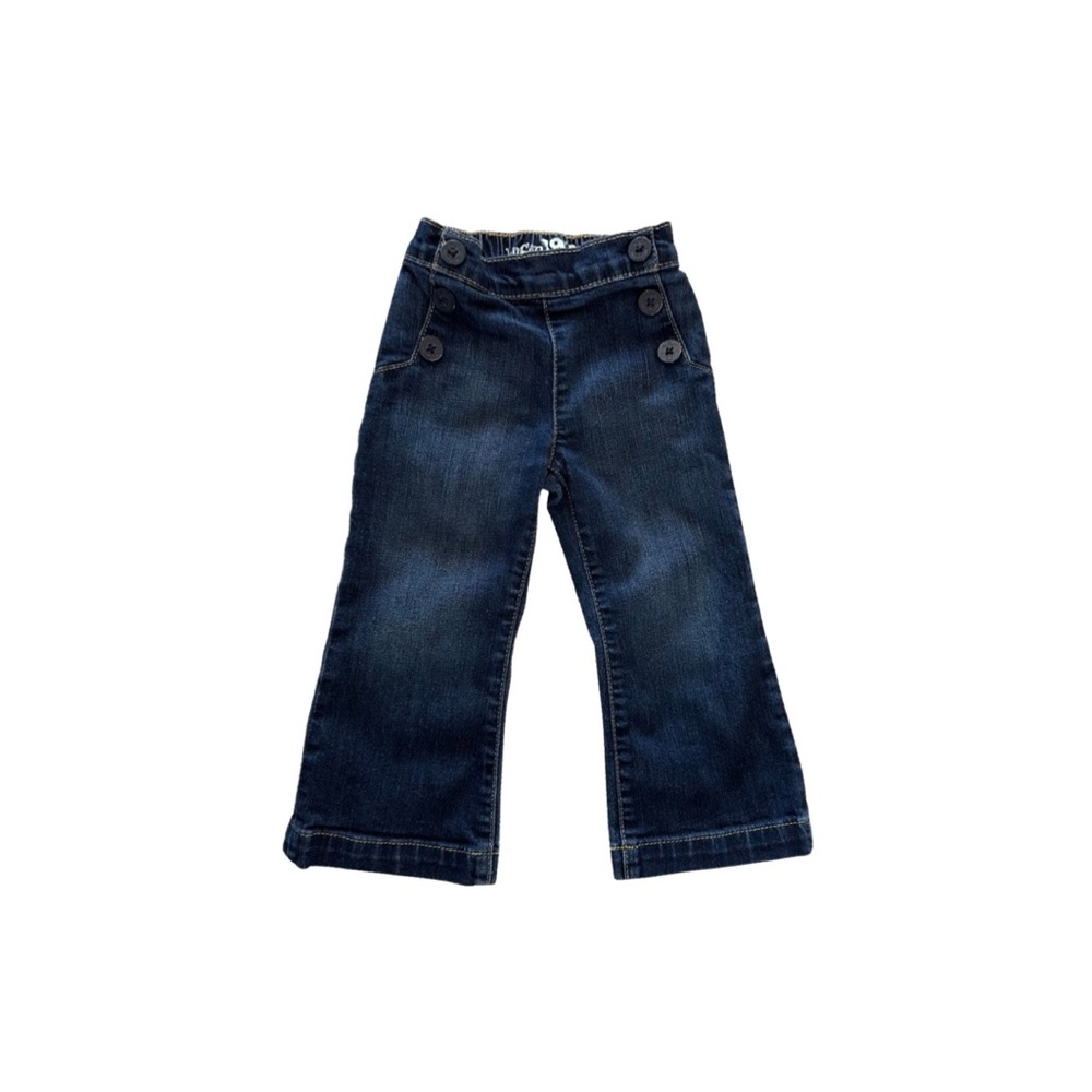 GAP Dark Blue Kids Jeans with Button Detail